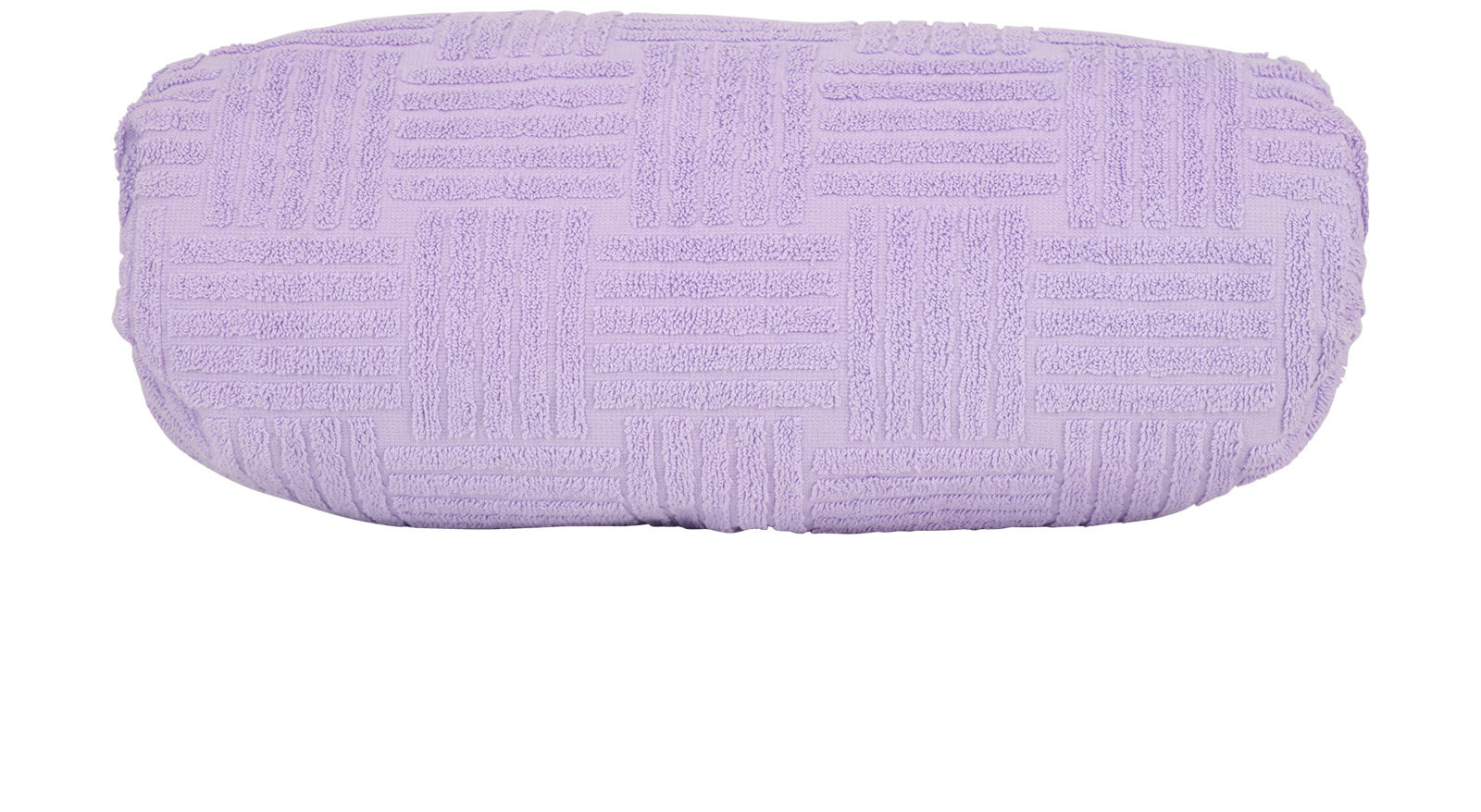Bottega Veneta Terry Clutch, &pound;450, Handbags, Purple, Cotton, Top view